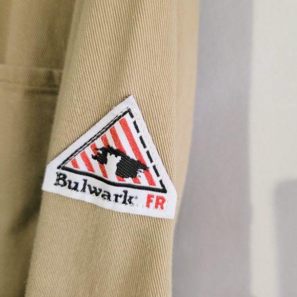 Bulwark Protective Apparel Excel FR Flame Resistant Coveralls Men's Size 48-LN - Picture 8 of 10